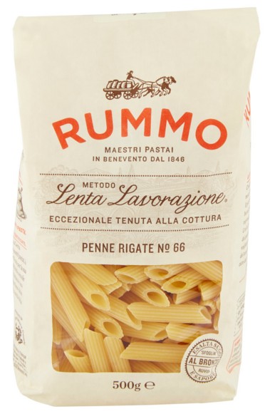 PASTA RUMMO N.66 PENNE RIGATE GR.500              