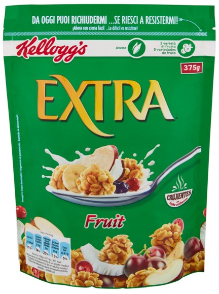 KELLOGG'S EXTRA FRUTTA GR.375                     