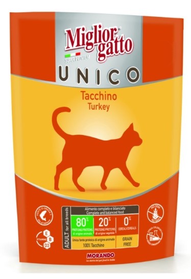 MORANDO GATTO UNICO CROCCANTINI TACCHINO GR.400   