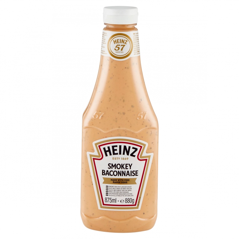 SALSA HEINZ SMOKEY BACONNAISE ML.880              
