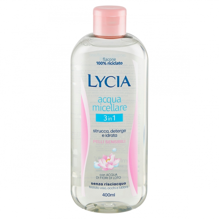 ACQUA MICELLARE LYCIA PELLI SENSIBILI ML.400      