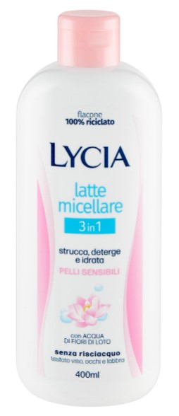 LATTE MICELLARE LYCIA PELLI SENSIBILI ML.400      