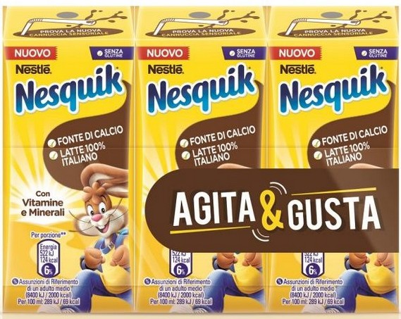 NESQUIK NESTLE' DA BERE ML.180X3                  