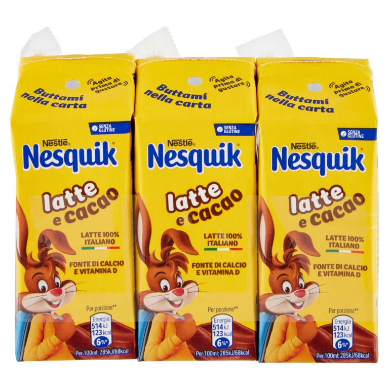 NESQUIK NESTLE' DA BERE ML.180X3                  