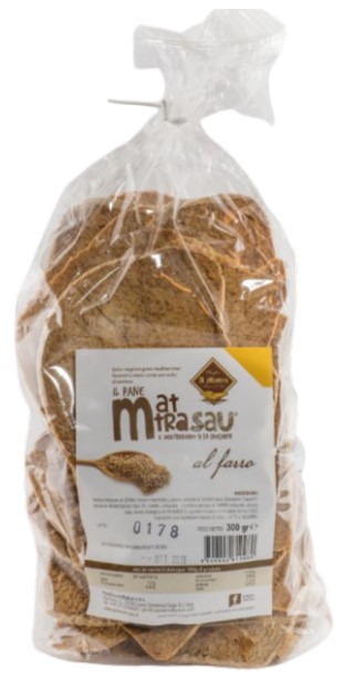 PANE MATTRASAU FARRO GR.300                       