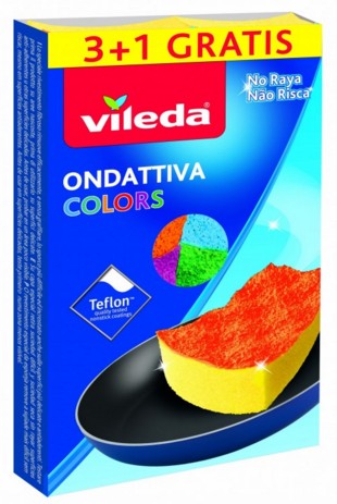 VILEDA ONDATTIVA COLORS PZ.3+1                    