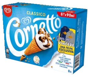 ALGIDA CORNETTO CLASSICO X8 GR.480 NEW            