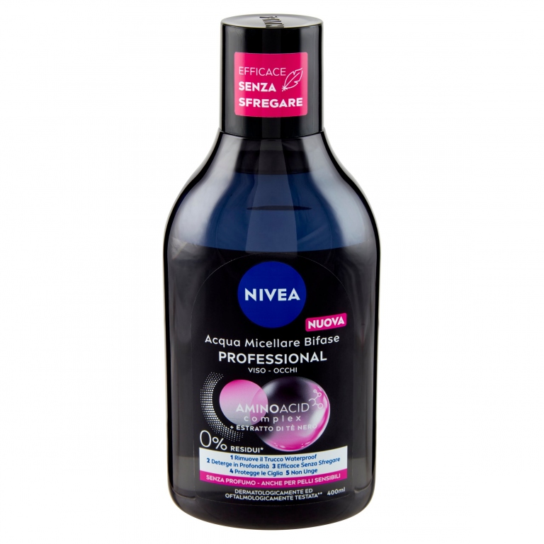 ACQUA MICELLARE NIVEA PROFESSIONAL BIFASE ML.400  