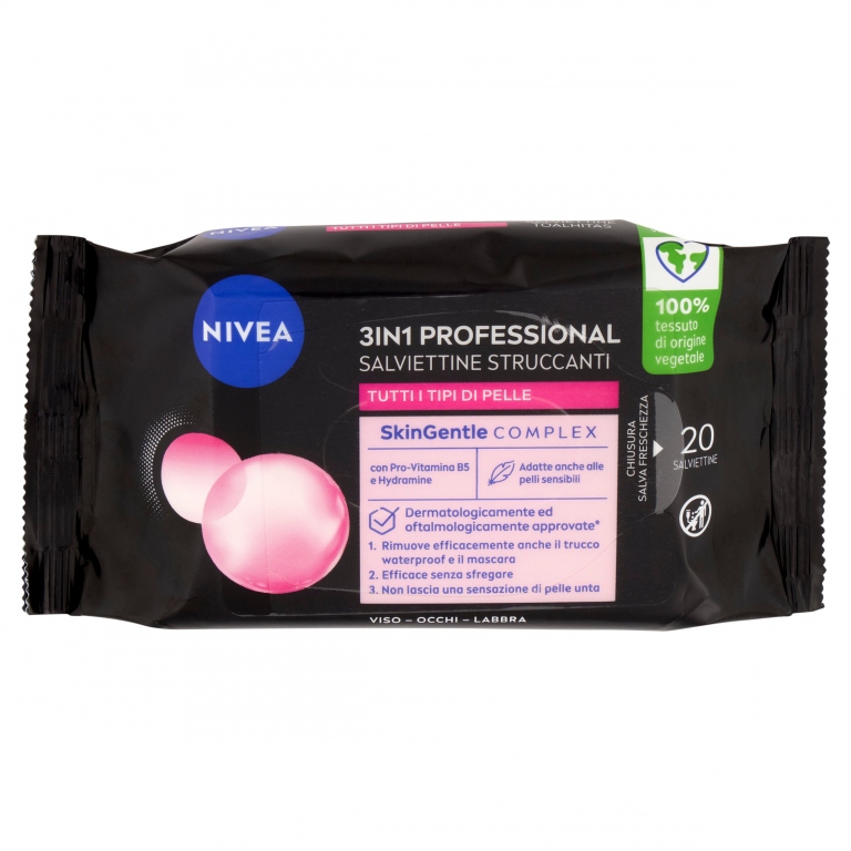 SALV.NIVEA VISAGE PROFESSIONAL PZ.20 STRUCCANTI   