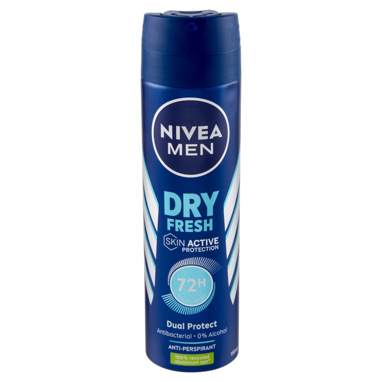 DEO NIVEA SPRAY FORMEN DRY FRESH 48H ML.150       