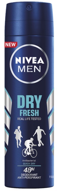 DEO NIVEA SPRAY FORMEN DRY FRESH 48H ML.150       