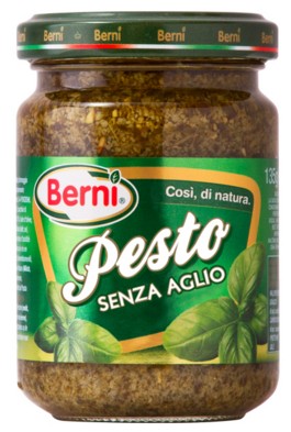 PESTO BERNI AL BASILICO S/AGLIO GR.135            