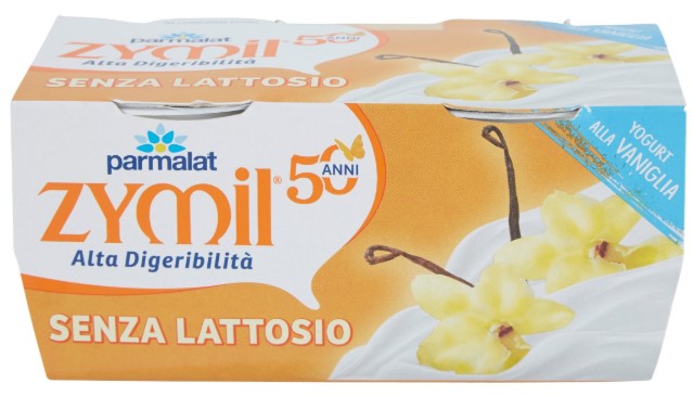 YOGURT ZYMIL VANIGLIA GR.125X2 S/LATTOSIO PARMALAT