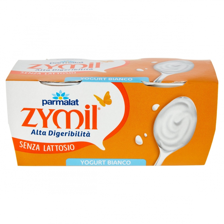YOGURT ZYMIL BIANCO GR.125X2 S/LATTOSIO PARMALAT  