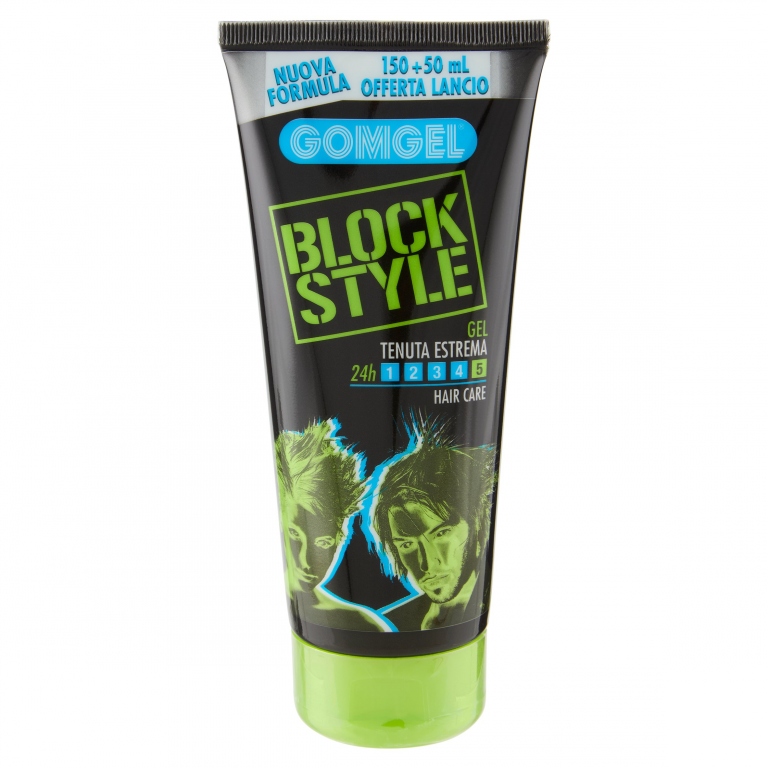 GEL CAPELLI GOMGEL TUBO BLOCK STILE ML.200        