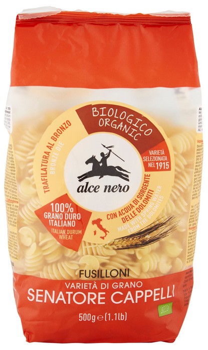 PASTA BIO FUSILLONI.SEN.CAPPELLI ALCE NERO GR500  