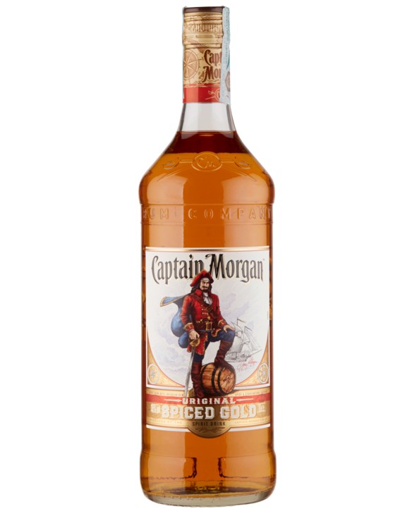 CONF.RUM CAPTAIN MORGAN ORIG.GOLD X4BTG LT.1+OMAGG