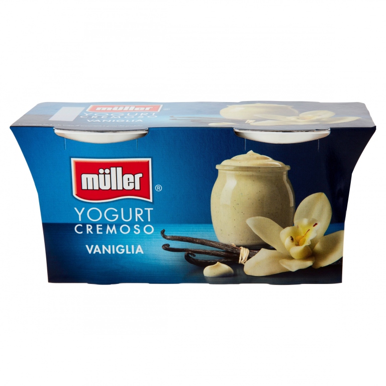 YOGURT MULLER VANIGLIA GR.125X2 CREMOSO           