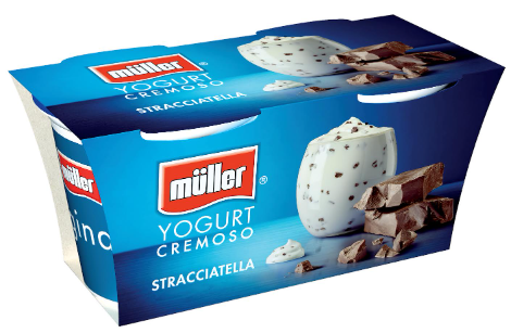 YOGURT MULLER STRACCIATELLA GR.125X2 CREMOSO INTER