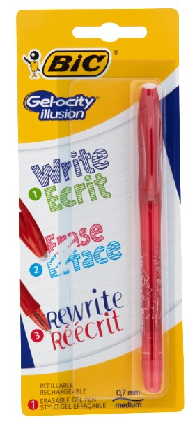 PENNA GELOCITY ILLUS ROSSA BL.1 BIC               