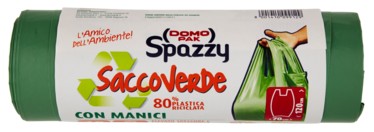 SACC.NETT.DOMOPAK SPAZZY VERDE C/M PZ10 70X120 110