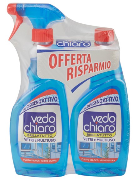 VEDOCHIARO SPRAY+RICARICA ML.500X2 OSSIGENO ATTIVO