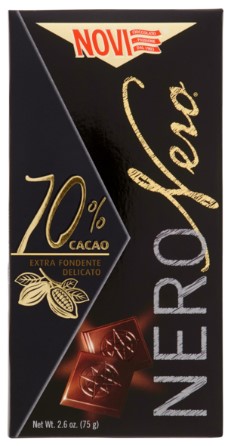 NOVI TAV.NERO NERO 70% CACAO G75 (1578)           