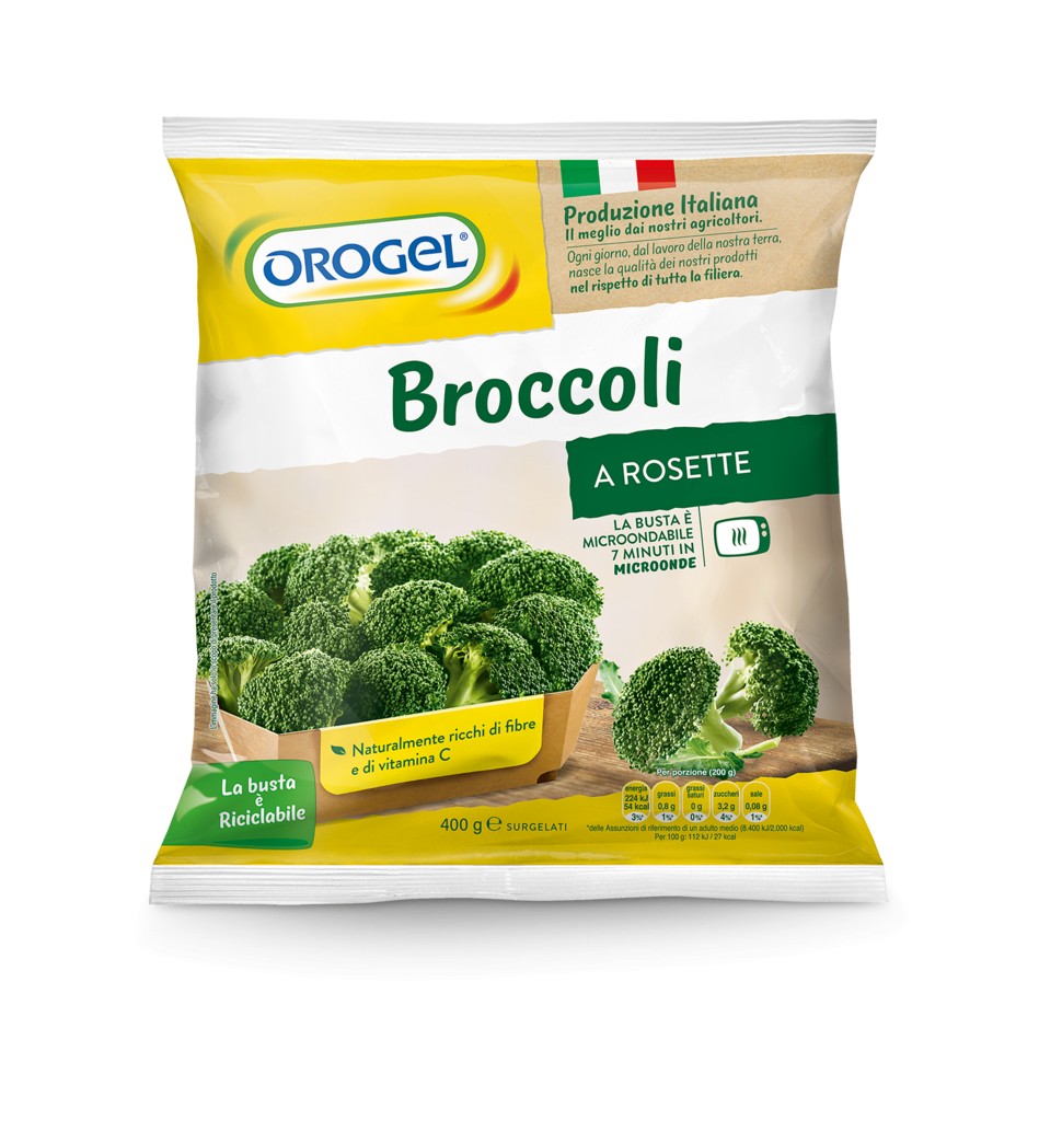 BROCCOLI ROSETTE OROGEL GR.400                    