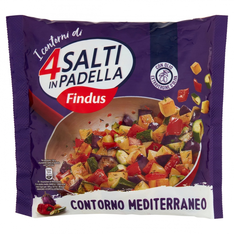 4 SALTI IN PADELLA CONTORNO MEDIT.FINDUS          