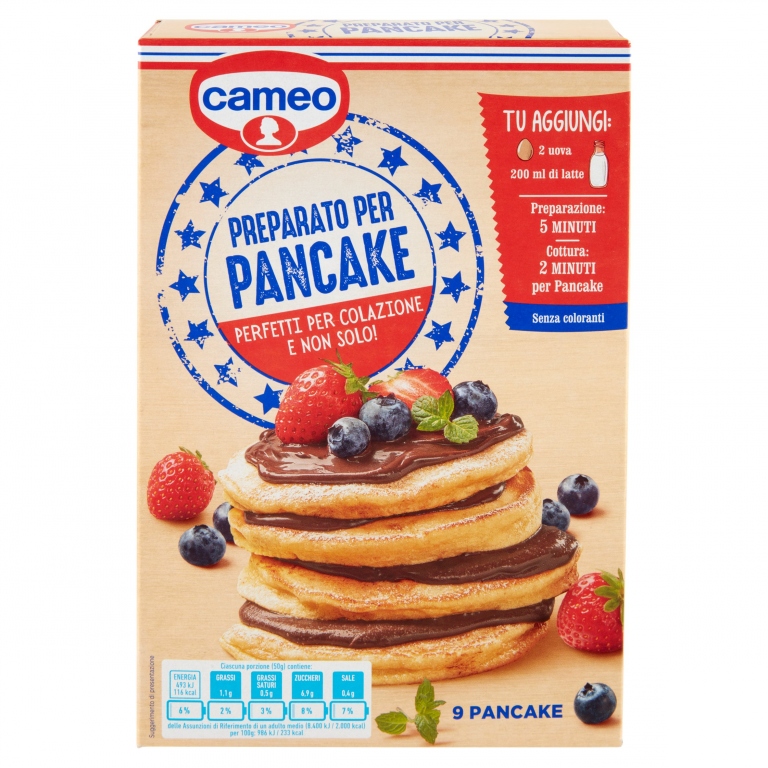 CAMEO PREP.PER PANCAKES GR.250                    