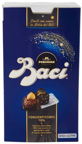 BACI PERUGINA BIJOU FONDENTISSIMO GR.200 AST.     