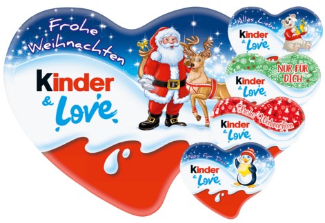 FERRERO KINDER LOVE CUORE GR.37X30                