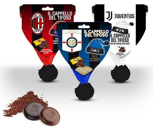 CAPPELLO ICAM JUVENTUS + CIOCCOLATINI GR.80       