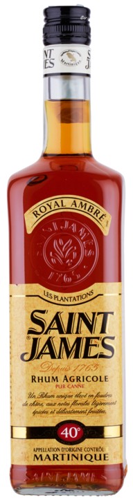 RUM ST.JAMES AGRICOLE AMBRE'CL.70                 