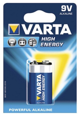 VARTA BATTERIE 9 VOLT LONGLIFE POWER X1           