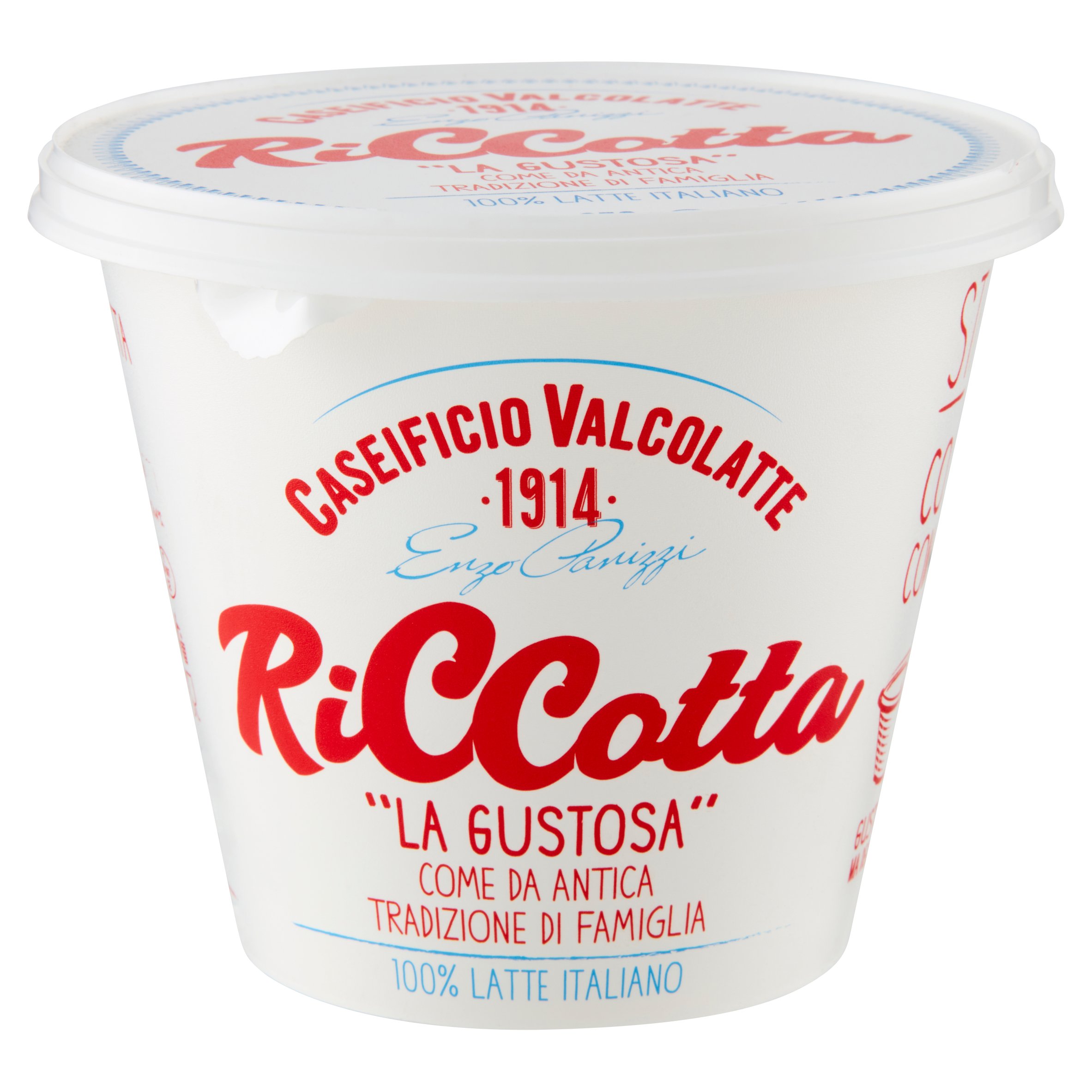 RICOTTA VALCOLATTE GR.250 GUSTOSA ARTIGIANALE     