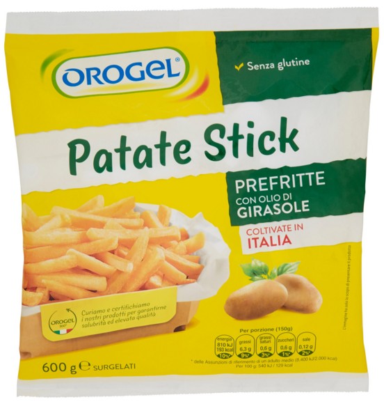 OROGEL PATATE PREFRITTE GR.600                    