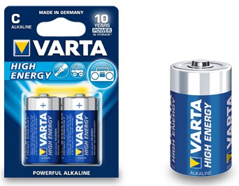 VARTA BATTERIE 1/2 TORCIA LONGLIFE POWER X2       