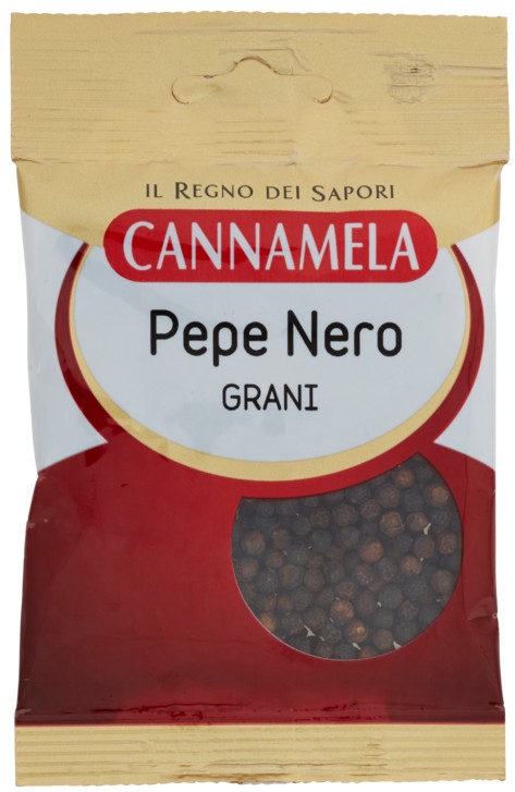 CANNAMELA PEPE NERO GRANI GR40 BUSTA              