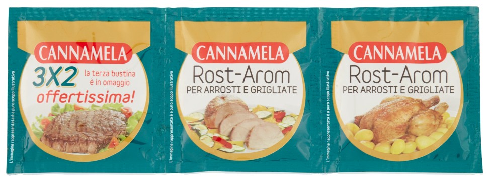 CANNAMELA ROST-AROM ARROSTI/GRIGLIATE GR.3X10     