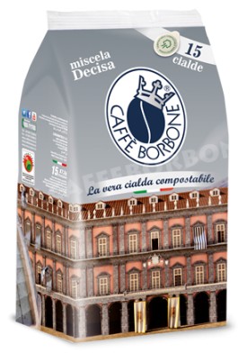 CAFFE' BORBONE CIALDA DECISA NERA X15PZ           