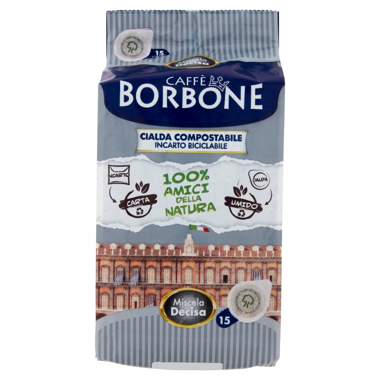 CAFFE' BORBONE CIALDA DECISA NERA X15PZ           