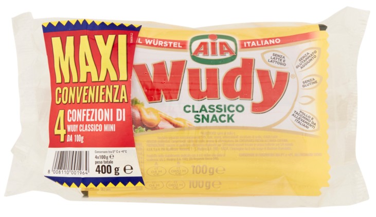 WURSTEL WUDY MULTIPACK GR.100X4                   