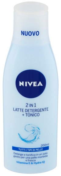 LATTE DETERGENTE+TONICO NIVEA ML.200              