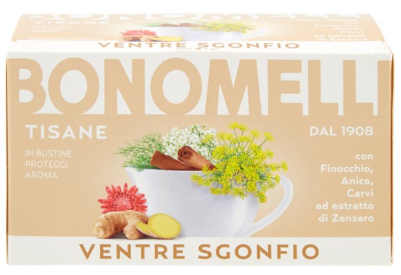 TISANA BONOMELLI VENTRE SGONFIO 16 FILTRI         