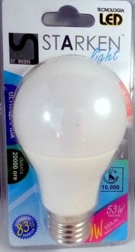 LAMPADA M.RICCI GOCCIA LED E27 15W=83W NEUTRA     