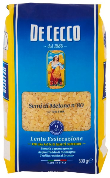 PASTA DE CECCO N.80 SEMI MELONE G500              