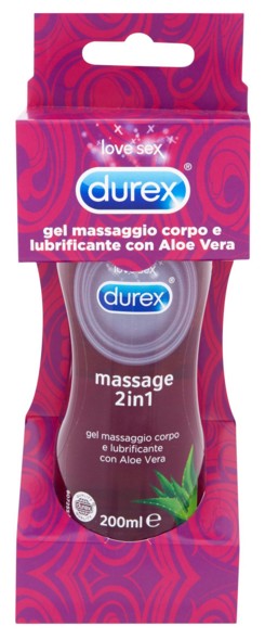 DUREX GEL MASSAGE 2IN1 ALOE VERA ML.200           