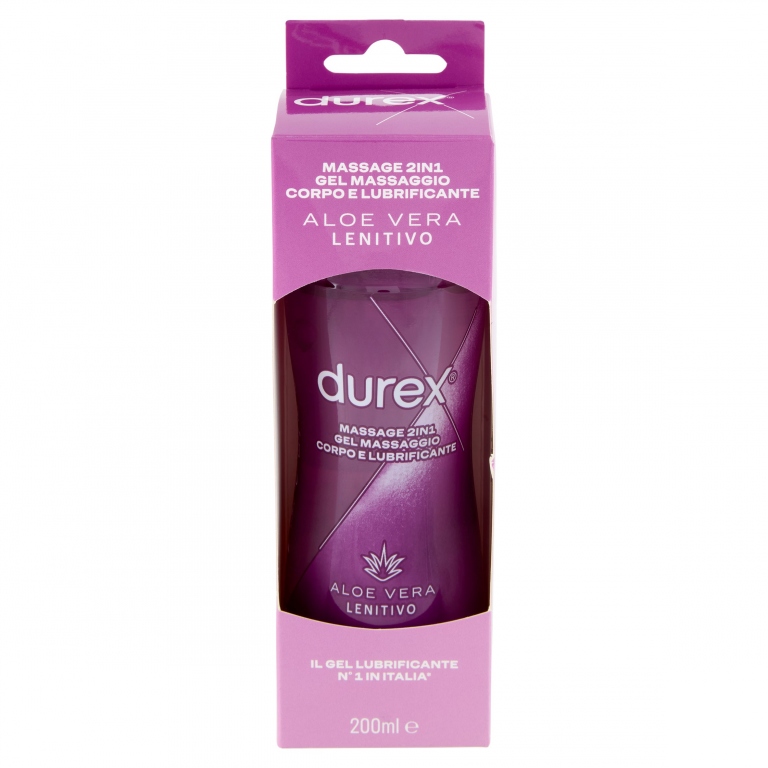 DUREX GEL MASSAGE 2IN1 ALOE VERA ML.200           