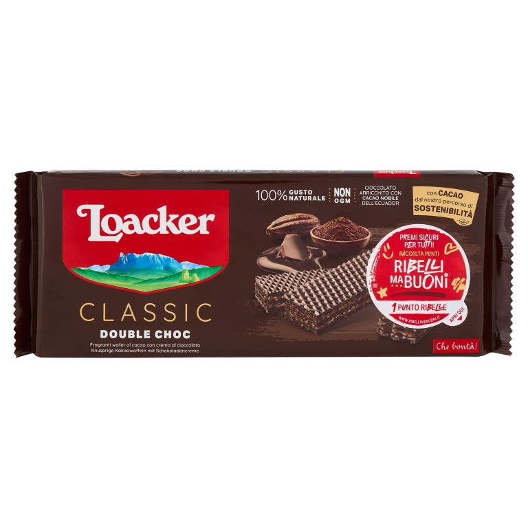 WAFER LOACKER GR.175 DOUBLE CHOC                  